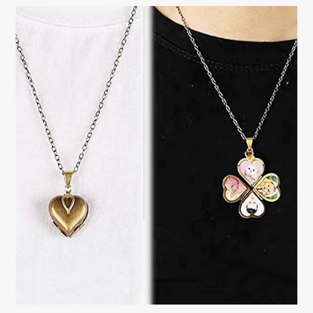 1Pcs Gostear Cute Four leaf Clover Love Heart
Photo Pendant - Picture 2 of 11